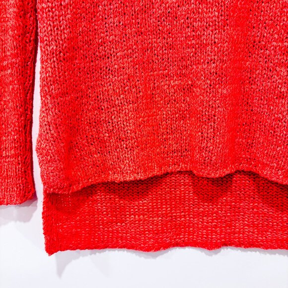 EXGIRLFRIEND Coral open-knit sweater | Lightweight long sleeve pullover | Small* - Picture 6 of 8